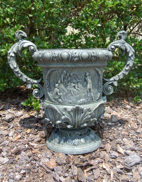 Winterthur Figured Urn with handles Garden Statue Decorative lightweight